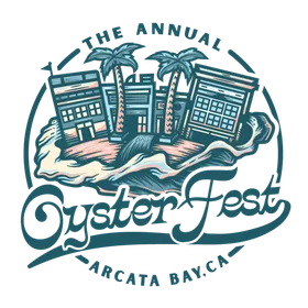 The Annual OysterFest, Arcata Bay, CA logo
